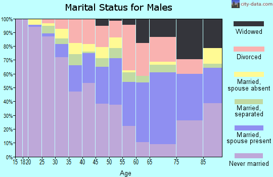 Zip code 71202 marital status for males