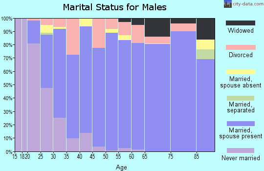 Zip code 72404 marital status for males