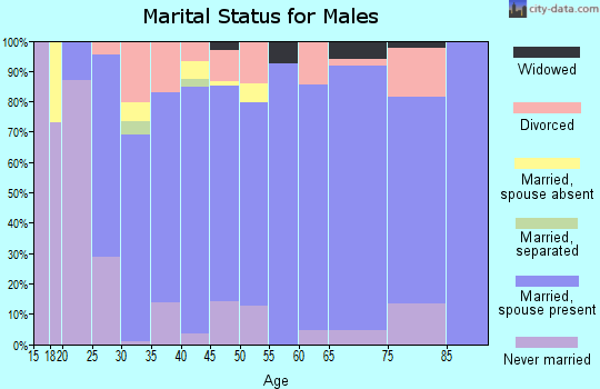 Zip code 72416 marital status for males