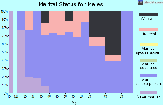 Zip code 72479 marital status for males