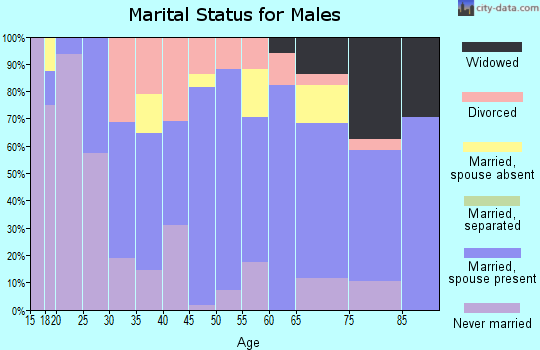 Zip code 73728 marital status for males