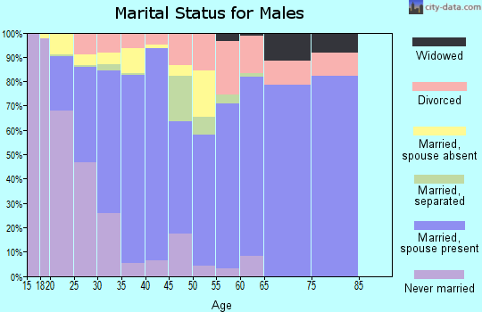 Zip code 76549 marital status for males