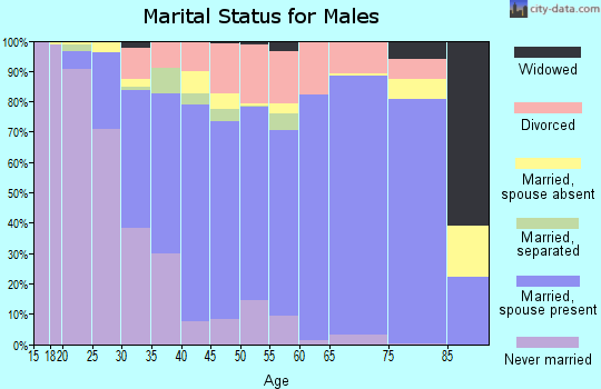 Zip code 77070 marital status