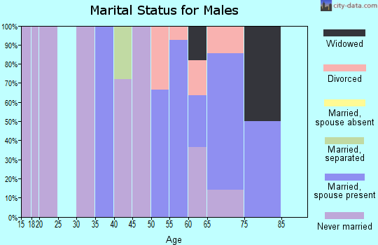 Zip code 77994 marital status for males