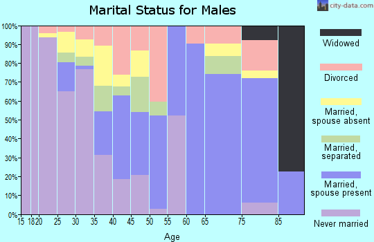 Zip code 78017 marital status for males