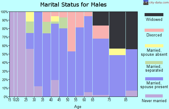 Zip code 78022 marital status for males