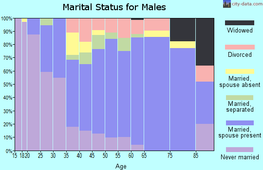 Zip code 78148 marital status for males