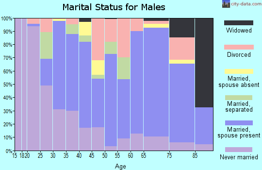 Zip code 78368 marital status for males