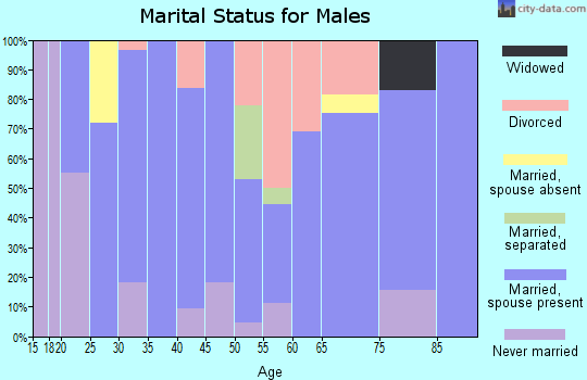 Zip code 78393 marital status for males