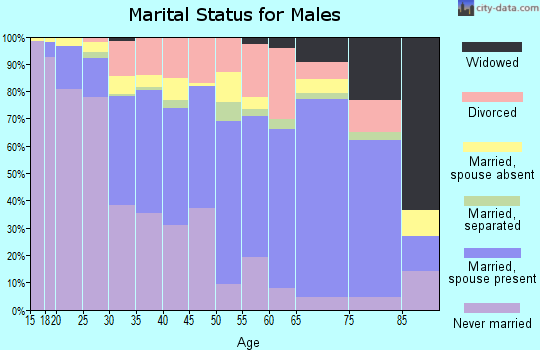 Zip code 78415 marital status for males
