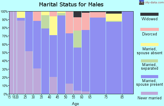 Zip code 78559 marital status for males