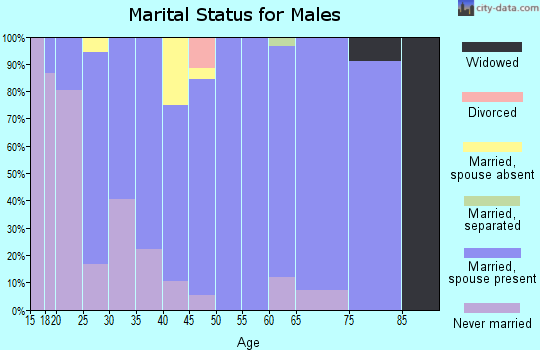 Zip code 78560 marital status for males