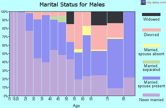 Zip code 78756 marital status for males