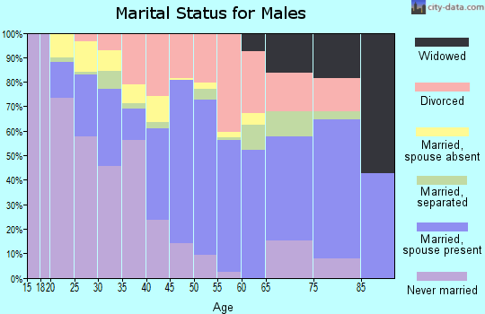 Zip code 79316 marital status for males
