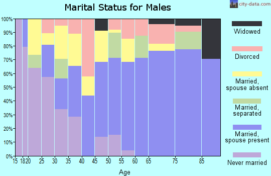 Zip code 79521 marital status for males