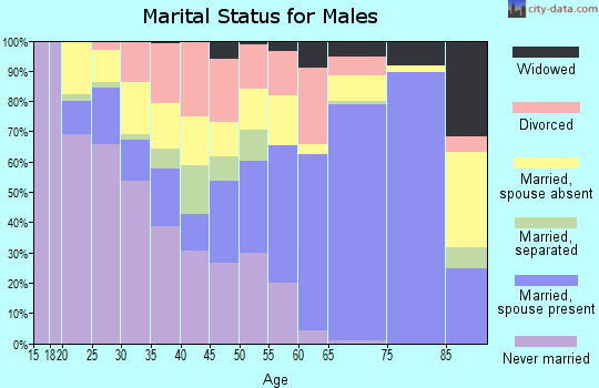 Zip code 79772 marital status for males