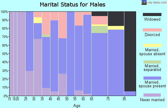Zip code 79836 marital status for males