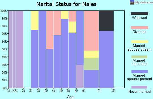 Zip code 79837 marital status for males