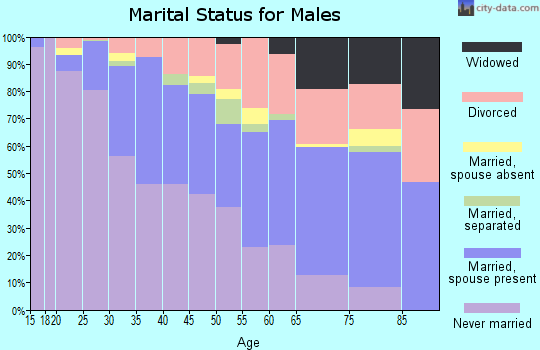 Zip code 80211 marital status for males