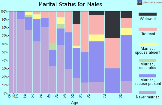 Zip code 80246 marital status for males