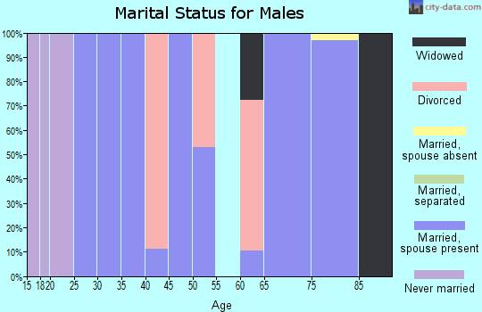 Zip code 84028 marital status for males