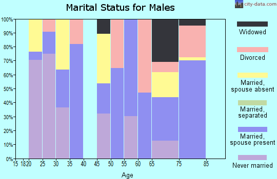 Zip code 84046 marital status for males