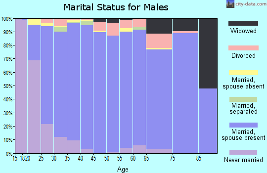 Zip code 84062 marital status for males
