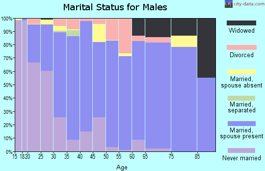 Zip code 84720 marital status for males