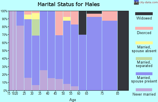 Zip code 84759 marital status for males