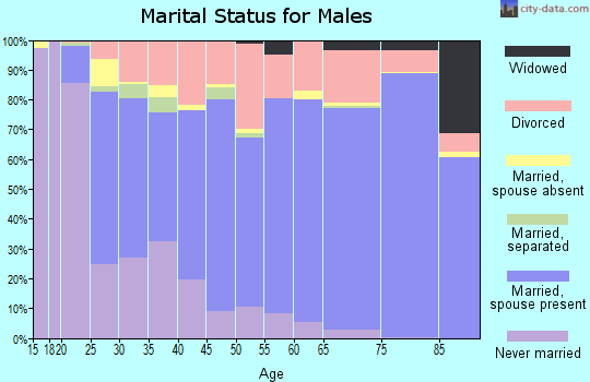 Zip code 84770 marital status for males