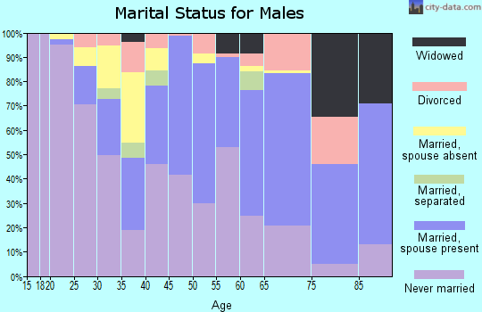 Zip code 87013 marital status for males