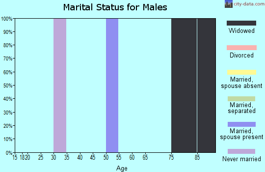 Zip code 87028 marital status for males