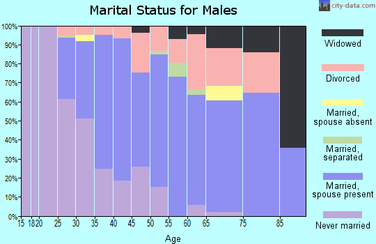 Zip code 87113 marital status for males