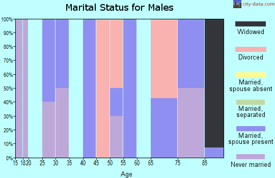 Zip code 89314 marital status for males