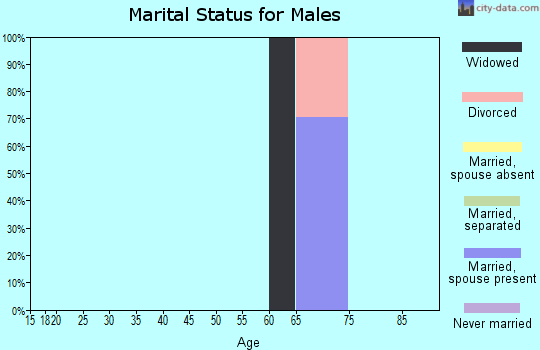 Zip code 89422 marital status for males