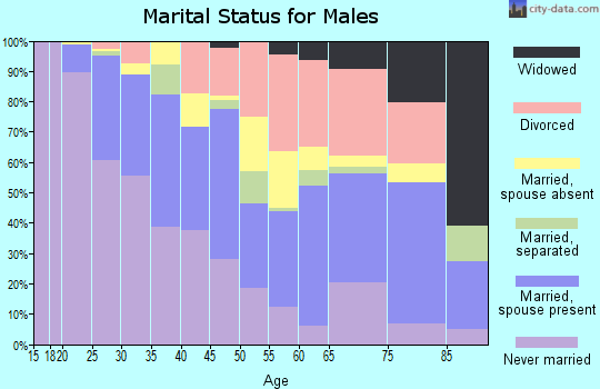 Zip code 89512 marital status for males