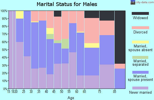 Zip code 92252 marital status for males