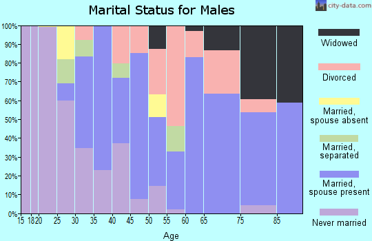 Zip code 92314 marital status for males