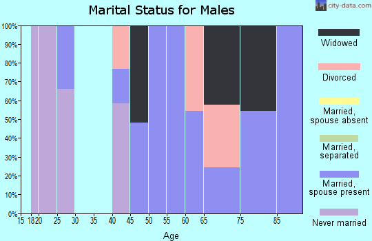 Zip code 93432 marital status for males