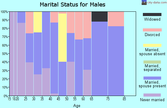 Zip code 93440 marital status for males