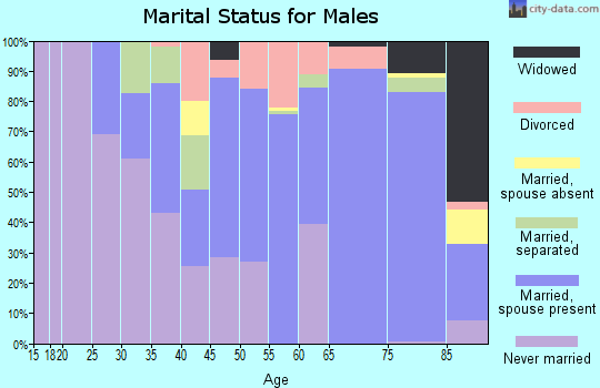 Zip code 93463 marital status for males