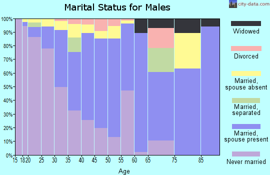 Zip code 93648 marital status for males