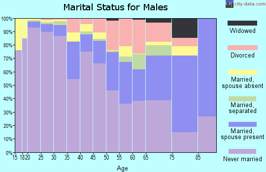 Zip code 94103 marital status for males