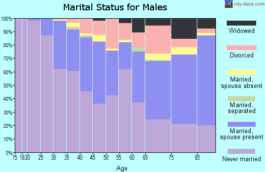 Zip code 94115 marital status for males
