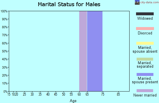 Zip code 94929 marital status for males