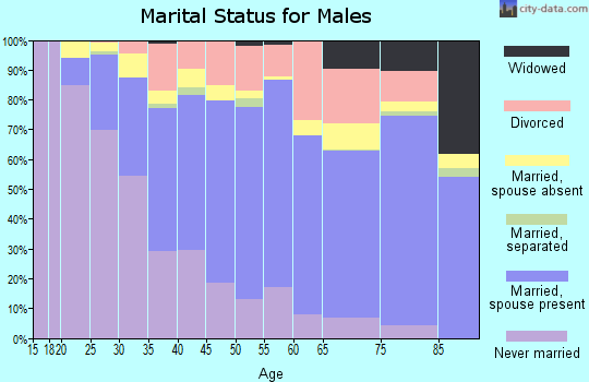 Zip code 96793 marital status for males