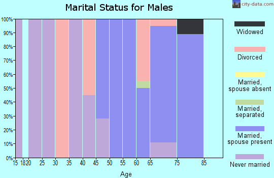 Zip code 98262 marital status for males