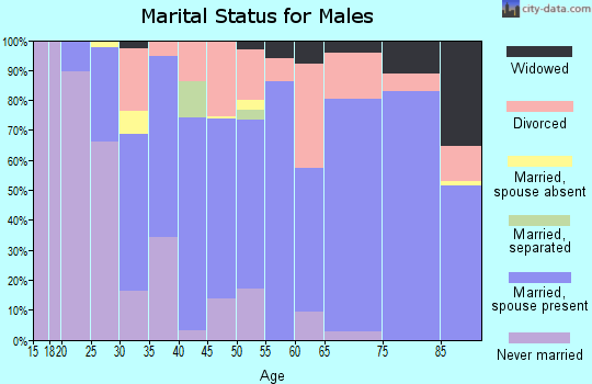 Zip code 98328 marital status for males