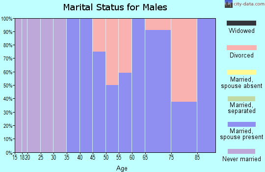Zip code 98946 marital status for males