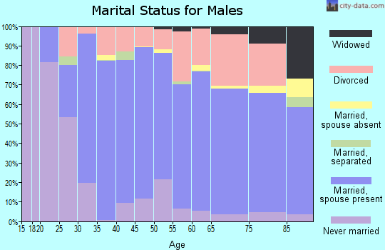 Zip code 99114 marital status for males